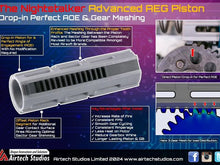 Load image into Gallery viewer, AirTech The Nightstalker: Advanced AEG Piston for Perfect AOE & Gear Meshing
