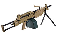 Load image into Gallery viewer, A&K M249 SAW Para Steel Body AEG LMG w/ Reinforced Gearbox (Tan)