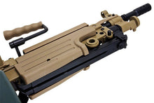 Load image into Gallery viewer, A&K M249 SAW Para Steel Body AEG LMG w/ Reinforced Gearbox (Tan)
