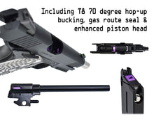 Load image into Gallery viewer, EMG Cybergun Colt 1911 Goverment Combat Unit T8 GBB Pistol Airsoft - BK