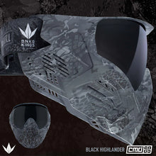 Load image into Gallery viewer, Bunkerkings CMD Goggle - Black Highlander