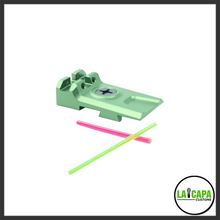 Load image into Gallery viewer, LA Capa Customs Lightweight 5.1 Fiber Optic Rear Sight for Hi Capa