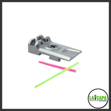 Load image into Gallery viewer, LA Capa Customs Lightweight 5.1 Fiber Optic Rear Sight for Hi Capa