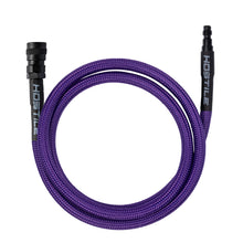 Load image into Gallery viewer, HK ARMY Hostile Flex Line 42" Hose -  7 colour ways   blk - red - purple - gold - blue - grey - olive