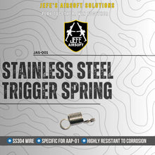 Load image into Gallery viewer, Jefe Airsoft AAP-01 Stainless Steel Trigger Spring