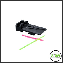 Load image into Gallery viewer, LA Capa Customs Lightweight 5.1 Fiber Optic Rear Sight for Hi Capa