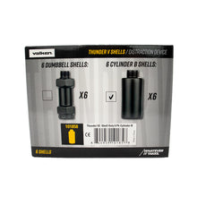 Load image into Gallery viewer, Valken Thunder V2 CO2 Sound Simulation Grenade Dumbbell Shells - 6 Pack