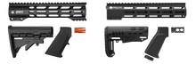 Load image into Gallery viewer, Wolverine Airsoft MTW Billet Series Gen 3   HPA Airsoft Rifle   ---   10 inch  TACTICAL TRIM  BLACK    in stock