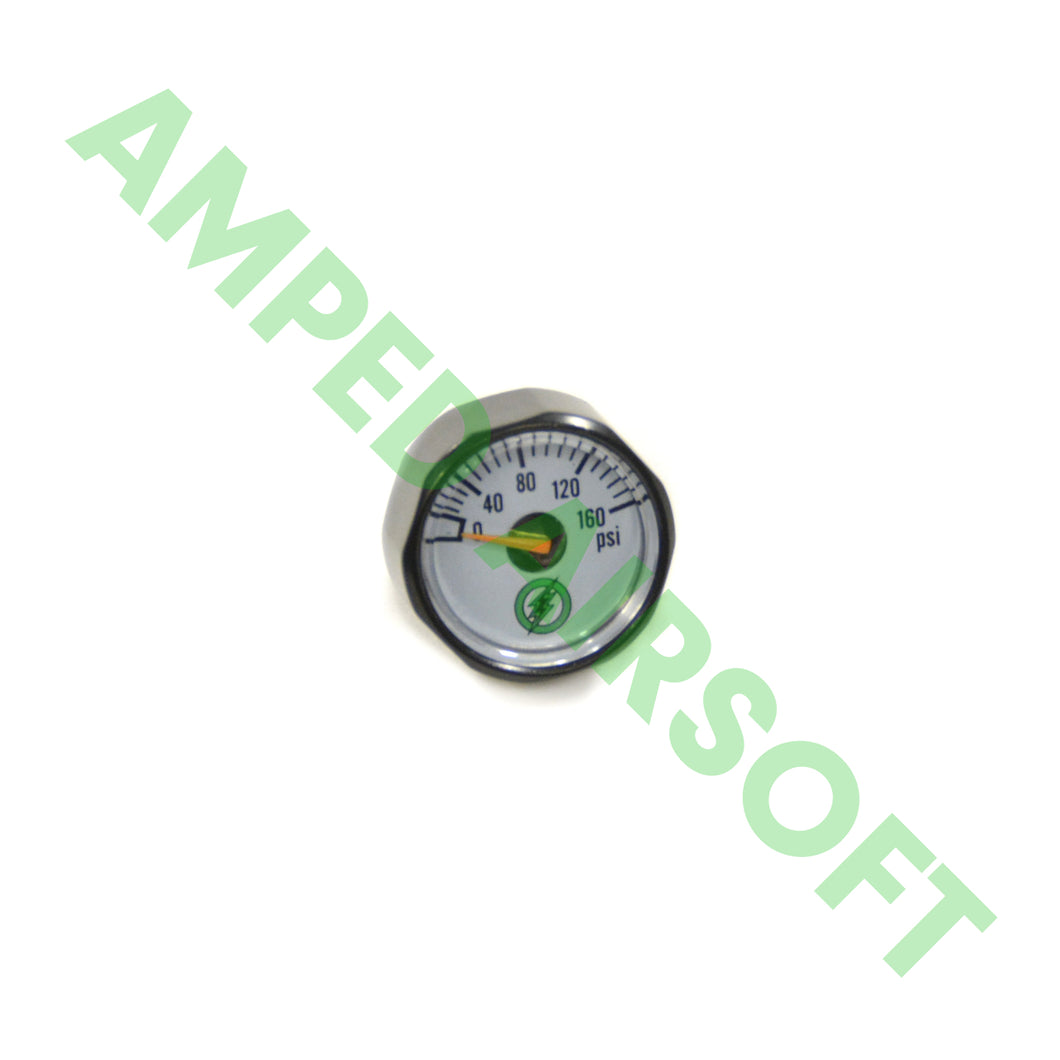 Amped Airsoft Black 0-160 Gauge 1/8
