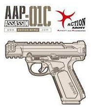 Load image into Gallery viewer, Action Army AAP01C AAP-01C Shinobi GBB Pistol Black