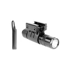 AIM Sports Metal LED 400 Lumen Flashlight with Switch and Mount