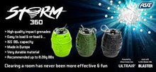 Load image into Gallery viewer, Storm Grenade 360 Airsoft Grenade - DIFFERENT COLOUR CHOICES