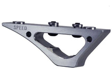 Load image into Gallery viewer, Speed Airsoft CNC KeyMod "CURVED" Foregrip in Black Silver Red