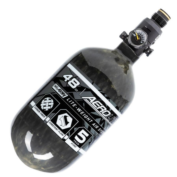 HK Army AeroLite Carbon Fiber Tank - 48ci / 4500psi - SMOKE