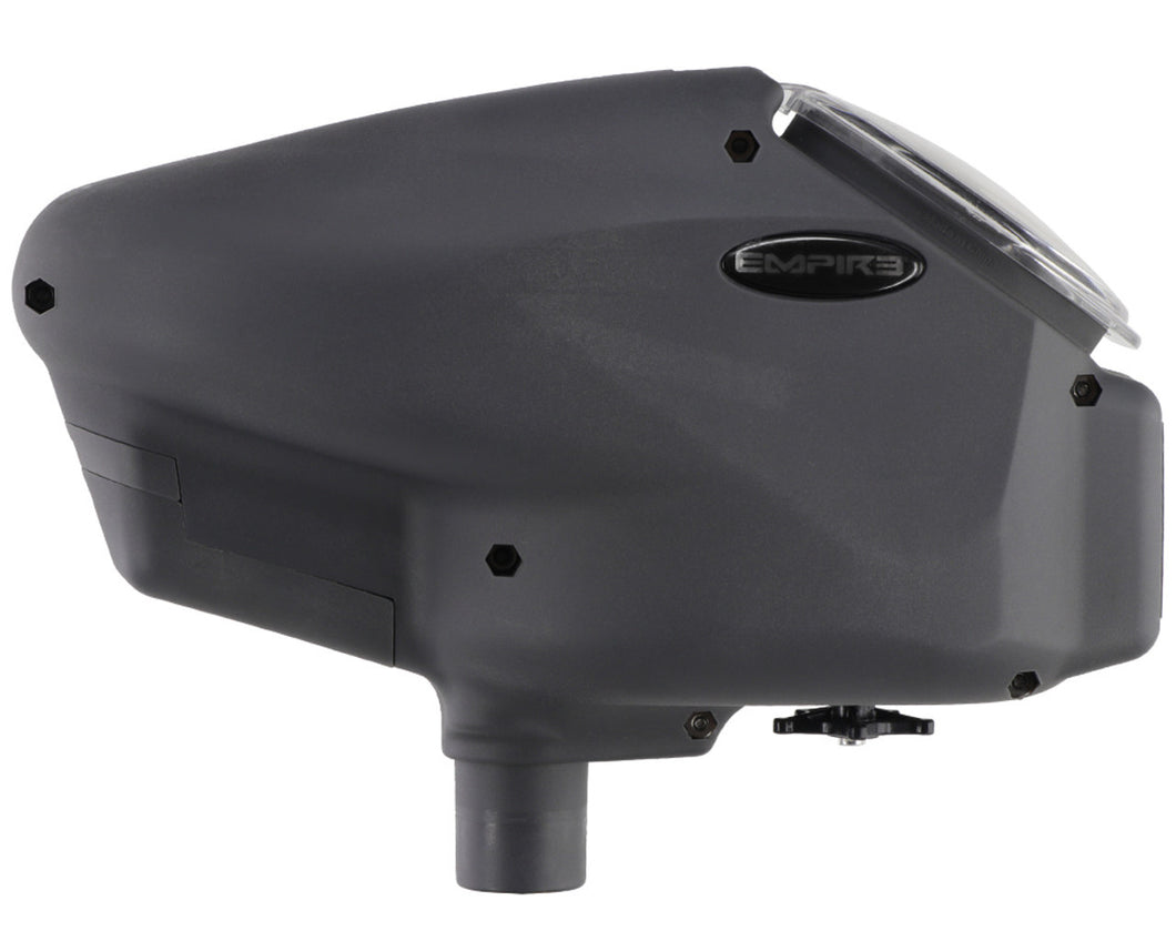 Empire Halo Too LE Paintball Loader Matte Grey with Built-In Rip Drive
