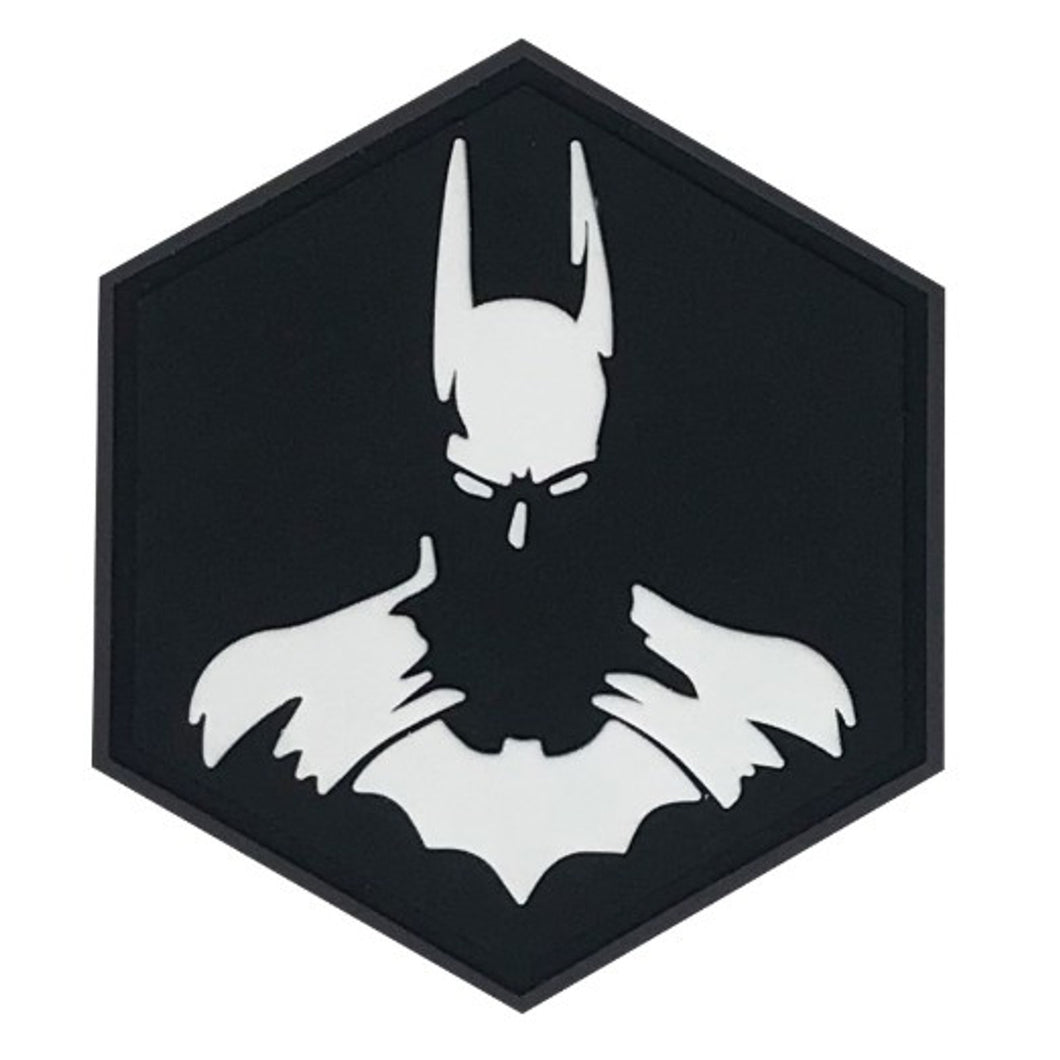 Hexagon PVC Morale Patch – Dark Knight