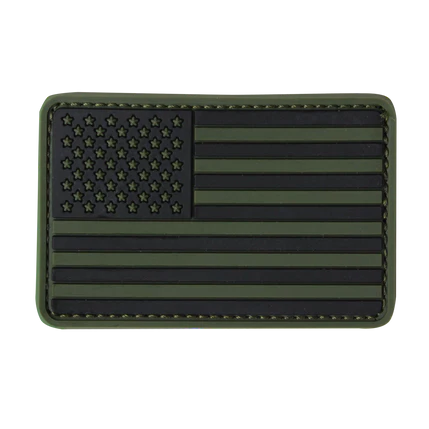 US FLAG PVC PATCH     Olive Drab