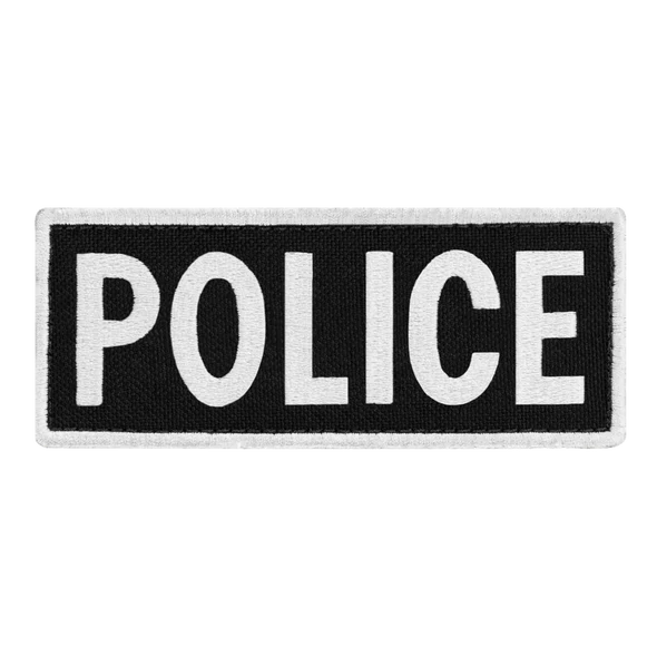 Police Patch  5x2  med