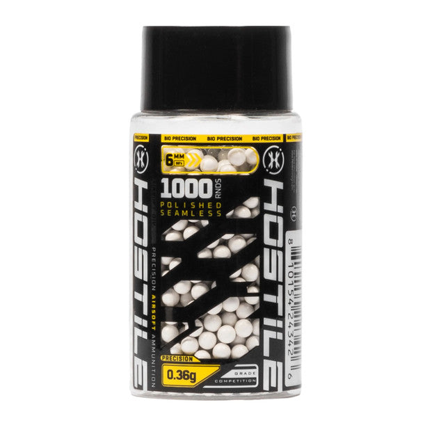 HK Army Hostile Airsoft BIO BB .36G 1000ct White
