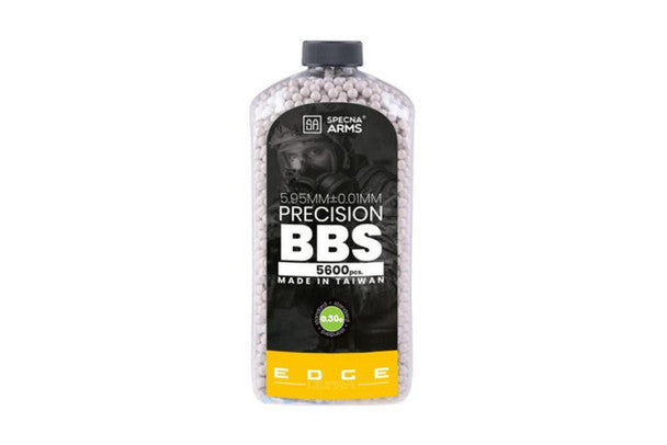 Specna Arms Airsoft 6mm BIO BB EDGE Ultra 0.30g Bottle 5600ct - White