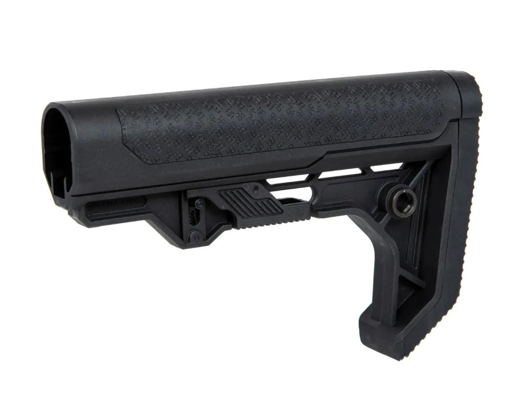 Specna Arms Light Ops Stock – Black – For M4/M16 AEG Airsoft Rifles