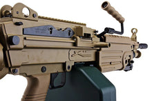 Load image into Gallery viewer, A&amp;K M249 SAW Para Steel Body AEG LMG w/ Reinforced Gearbox  (Tan)

