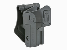 Load image into Gallery viewer, Amomax Open Holster For Pistols With Rail BK
