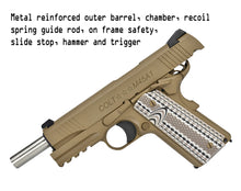 Load image into Gallery viewer, EMG Cybergun Colt 1911 Goverment Combat Unit T8 GBB Pistol Airsoft - TAN
