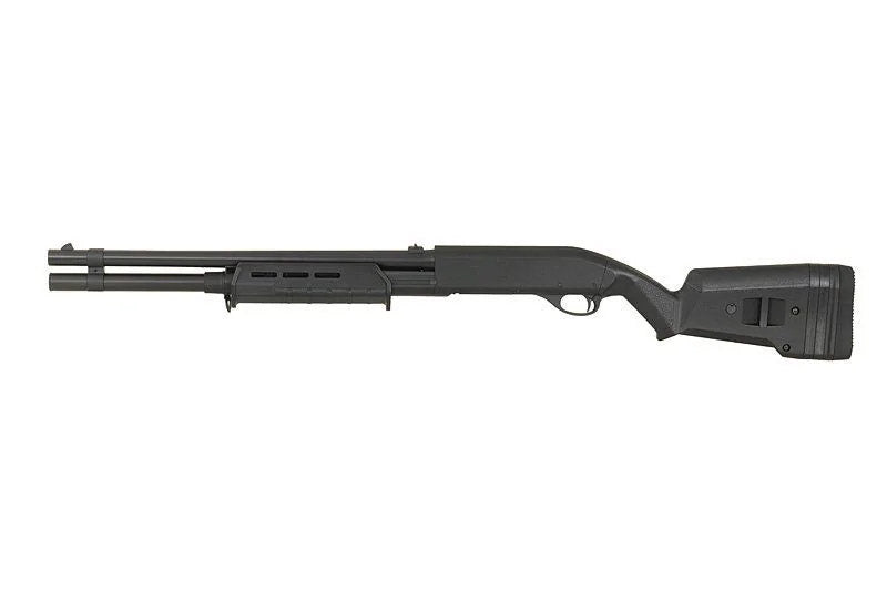CYMA M870 MP Style Tri-shot Full Metal Shotgun (CM.355LM, BK)