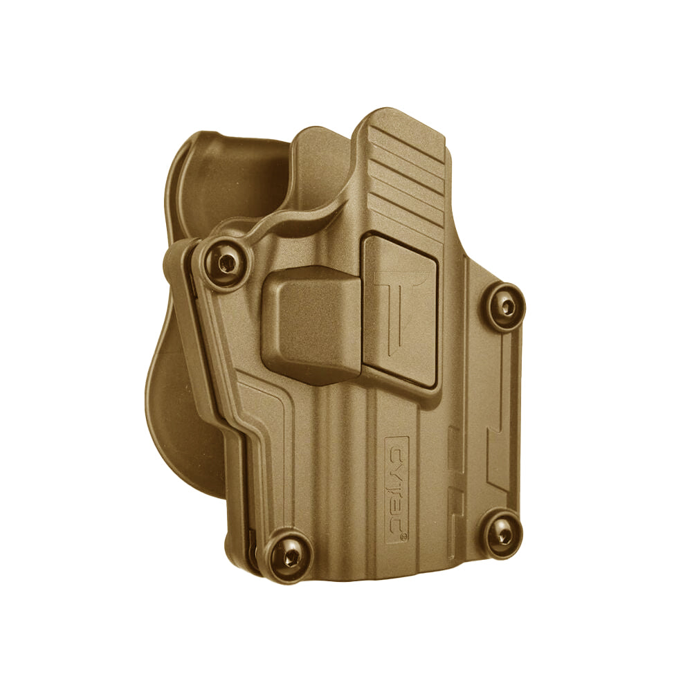 Cytac Mega-Fit Universal Pistol Holster w/ Optic Cutout - FDE