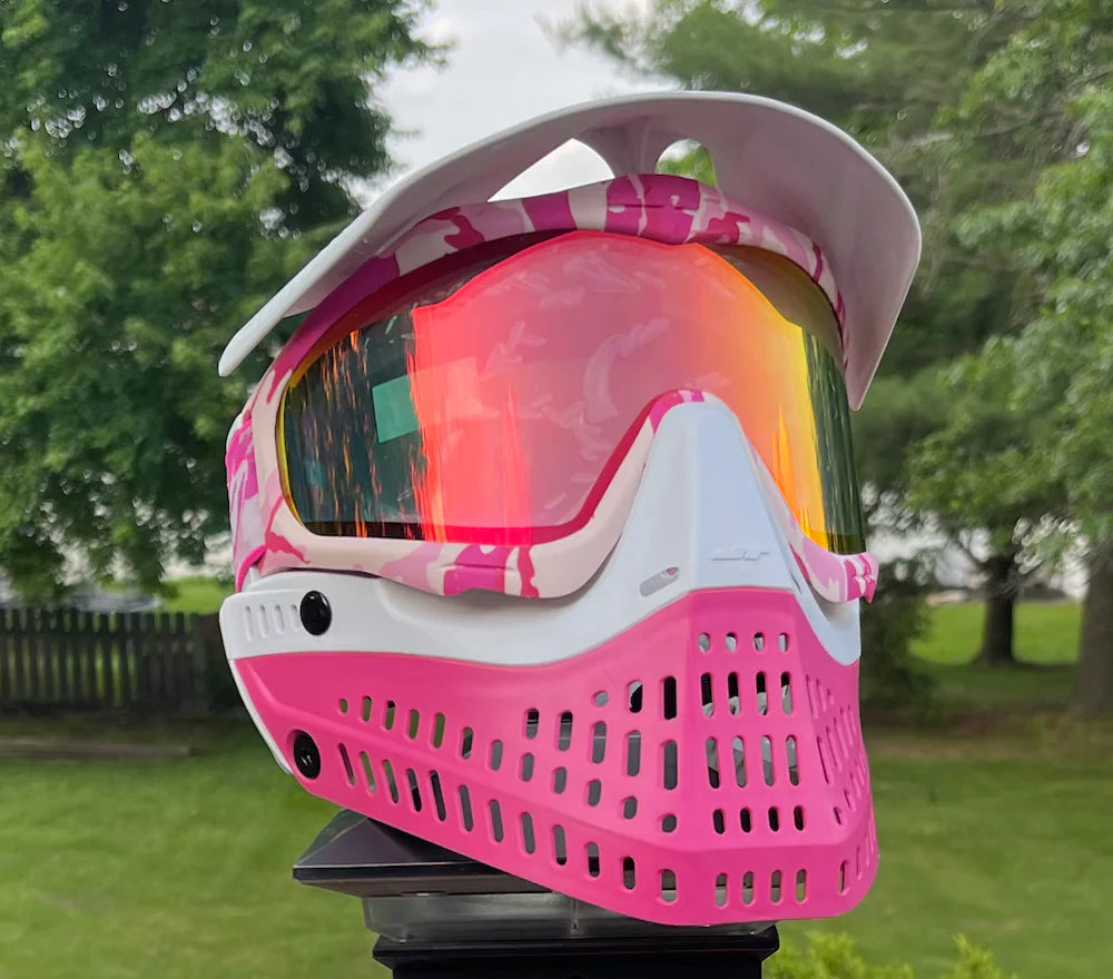 JT    Pink and White Proshield - Limited Edition clear lens