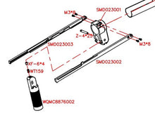 Load image into Gallery viewer, Matador Tactical CSG Super Shorty Front Grip Mounting Rod Assembly (#MD023002/003)
