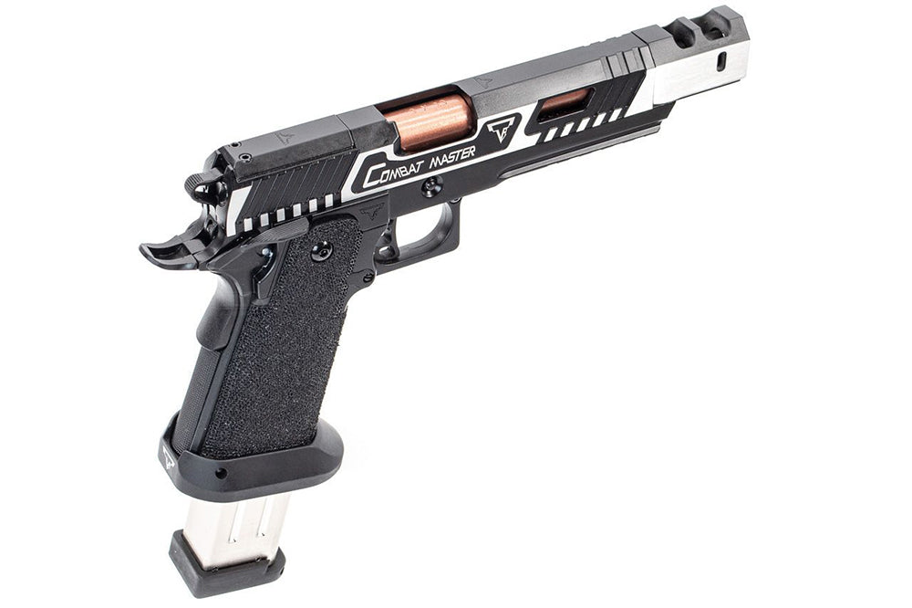 Army Armament TTI Combat Master Alpha GBB Airsoft (Silver Two Tones Ver.)