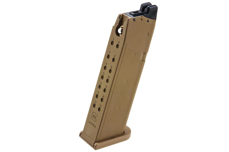 Umarex / VFC Glock 17 Gen5 22 Rounds Gas Magazine ( French Army Version ) ( Tan )