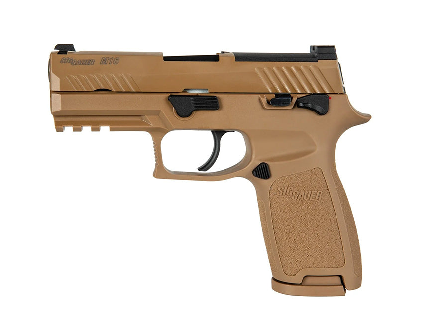 Sig Sauer Licensed M18 Gas Blowback Airsoft Pistol by VFC - Tan – DMZ ...