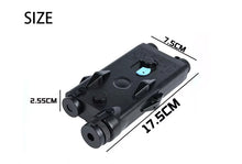 Load image into Gallery viewer, Dummy PEQ-2 Battery Box With Red Laser  BLK
