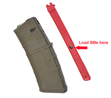 Load image into Gallery viewer, Well Pro 30rds Polymer MWS Gas Magazine - BK

