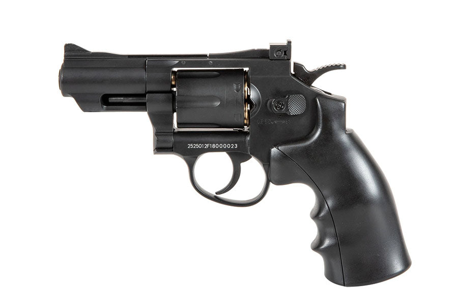 Well G296A Full Metal 6mm CO2 Swing Out Revolver (Black) – DMZ ...