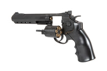 Load image into Gallery viewer, Well G296C Full Metal 6mm CO2 Swing Out Revolver (Black)
