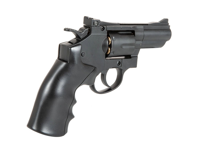 Swing Revolver Well G296A Full Metal 6mm CO2 Swing Out Revolver (Black) – DMZ ...