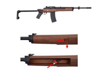 Load image into Gallery viewer, Double Bell A-Team Style Mini 14 Carbine AEG Airsoft BK
