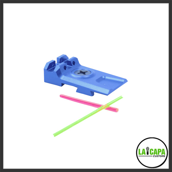 LA Capa Customs Lightweight 5.1 Fiber Optic Rear Sight for Hi Capa