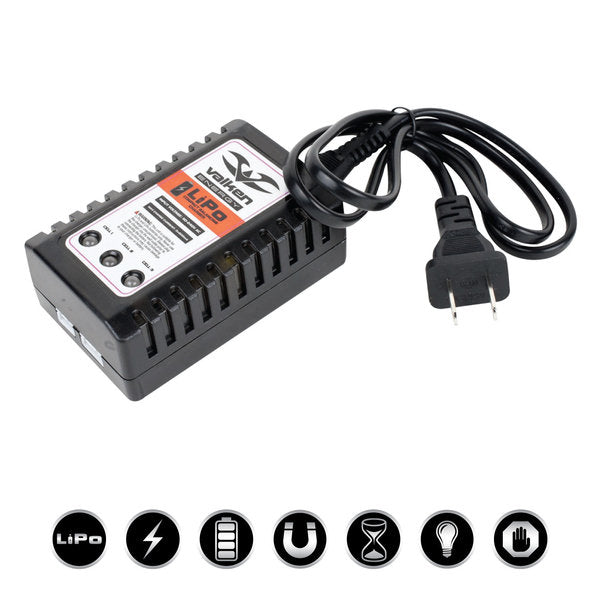 Valken Compact 2-3 Cell LiPo Airsoft Smart Charger (USA)