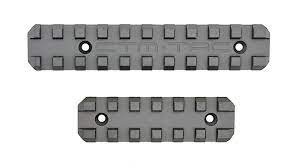CTM CNC Upper & Lower Picatinny Rail Set for AAP-01 Black / Silver/Red ...