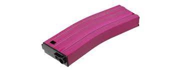 G&G Metal 125 Round Mid-Cap Magazine For G2 M4/M16 Series Airsoft Rifles (Color: Pink / Single Mag)