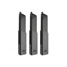 Krytac 60 Round Magazine for Vector Gas Blowback Airsoft SMGs - 3 PACK