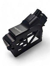 Load image into Gallery viewer, Primary Airsoft HPA Adaptors      Hi-Capa HPA/M4 Angled Aluminum Adapter Skeletonized WITH MAGAZINE   BLACK
