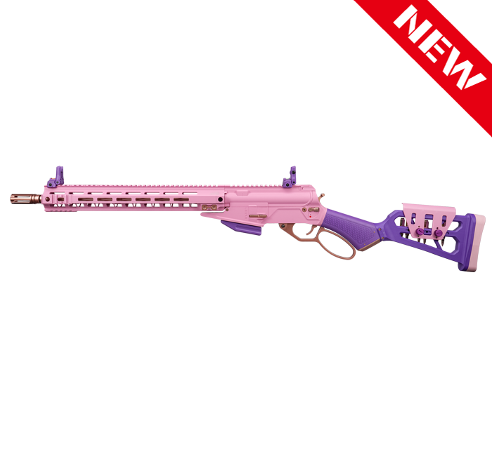 G&G LevAR Gas Powered Lever Action Airsoft Rifle     PINK