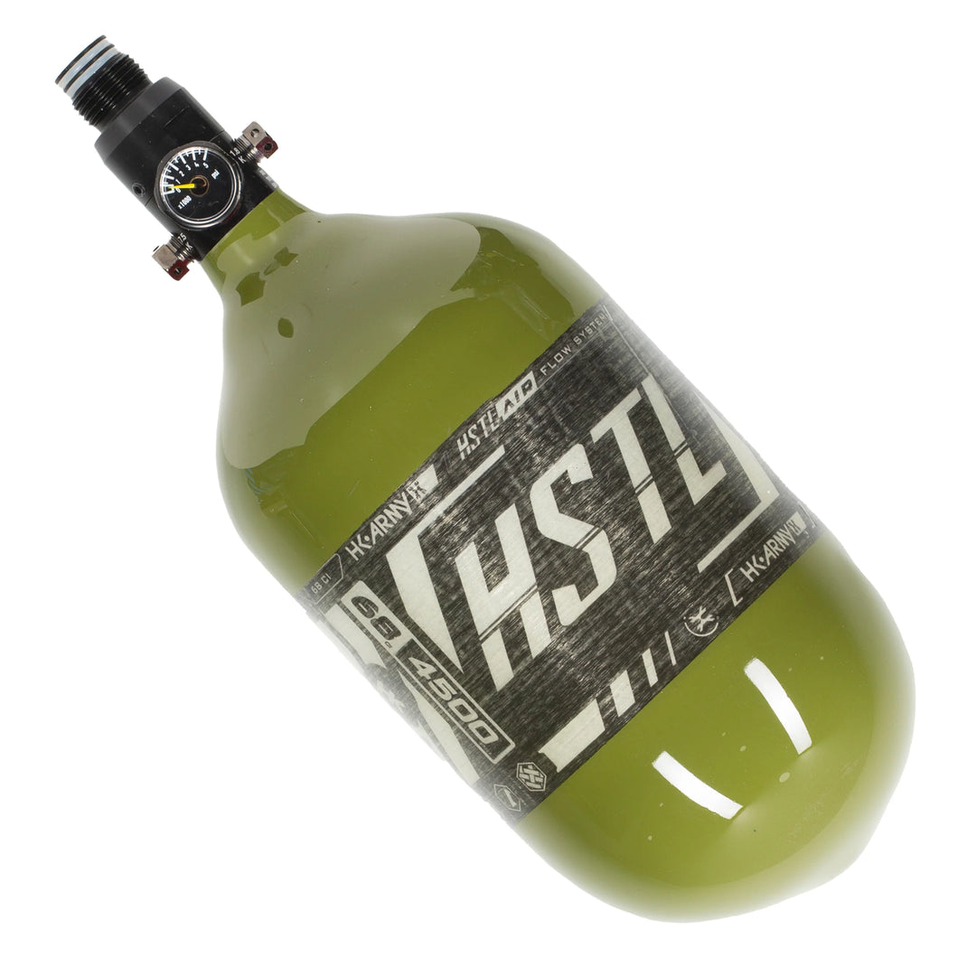 HK Army HSTL - CARBON FIBER TANK - STANDARD REG - 68CI / 4500PSI - OLIVE