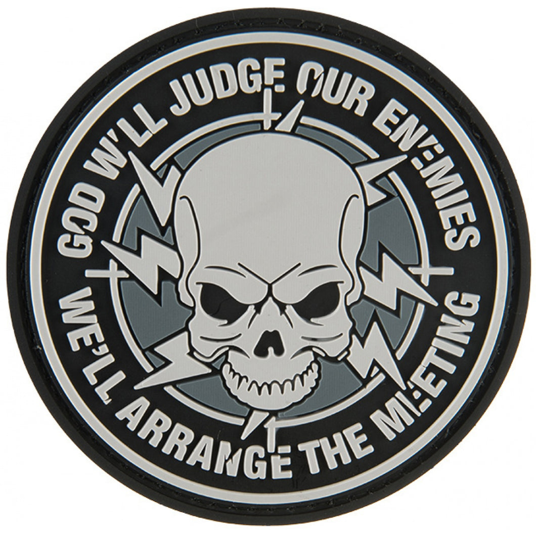 G-Force God Will Judge Our Enemies PVC Morale Patch - BLACK